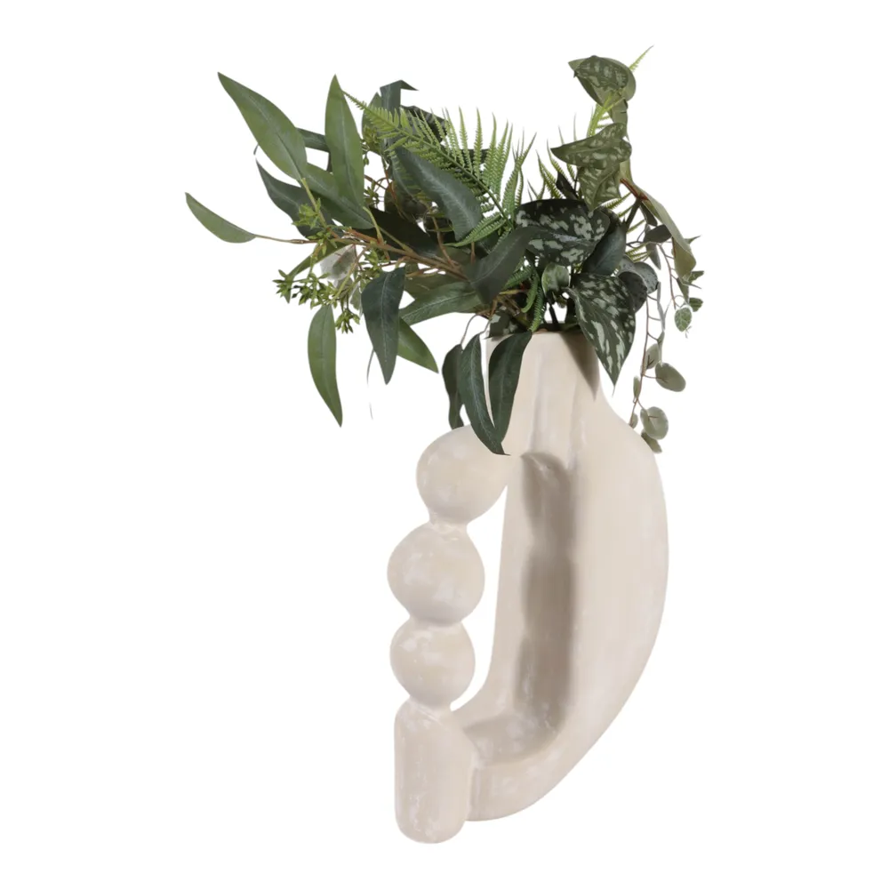 FERNMOOR IVORY VASE 17 (IN)