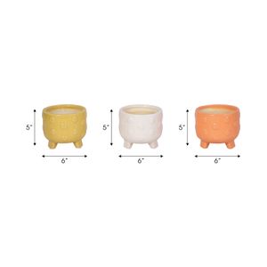 AIDENSHAW SET OF 3 BIG DOT CANDLE 5 (IN) 7
