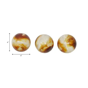 GARANDWAY SET OF 3 BROWN DECOR 5 (IN) 3