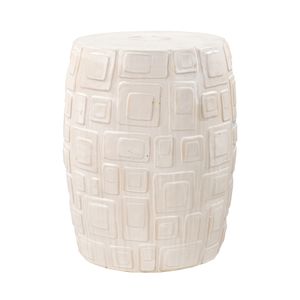 Cambeck Accent Stool - White 1
