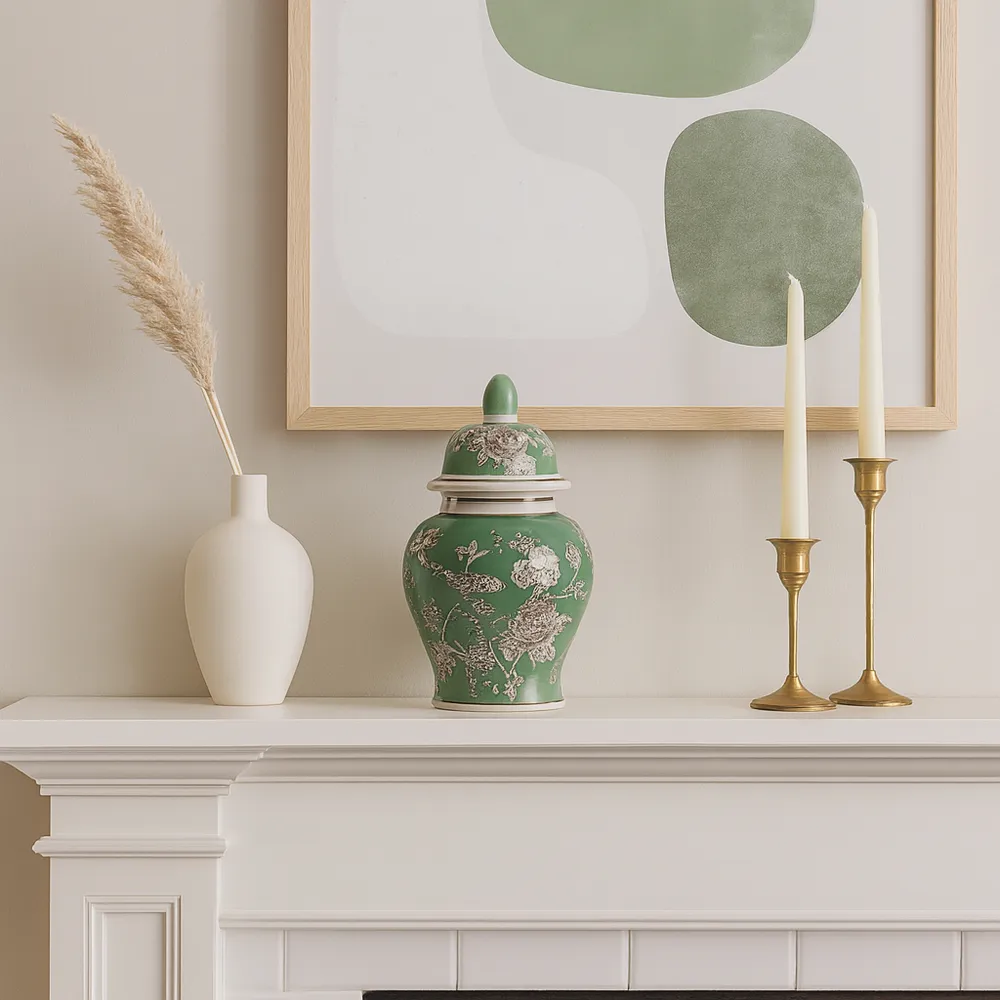 ELDREDPORT GREEN CHINOISERIE 11 (IN)