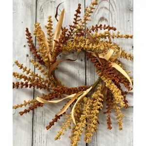 Amber Harvest Thyme Candle Ring 6.5in 1