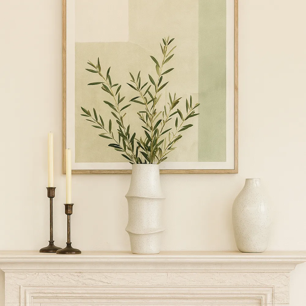 WYLERCREST IVORY VASE 15 (IN)