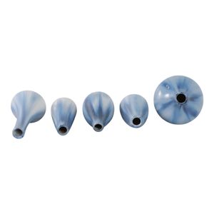 PAXTON SET OF 5 BLUE VASES 8 (IN) 8