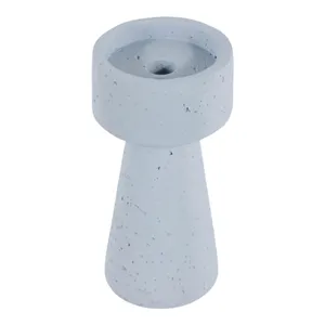 CARLIN BLUE CANDLE HOLDER 8 (IN) 5