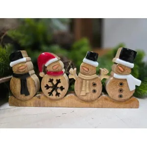 Snowman Family 5x11in 2