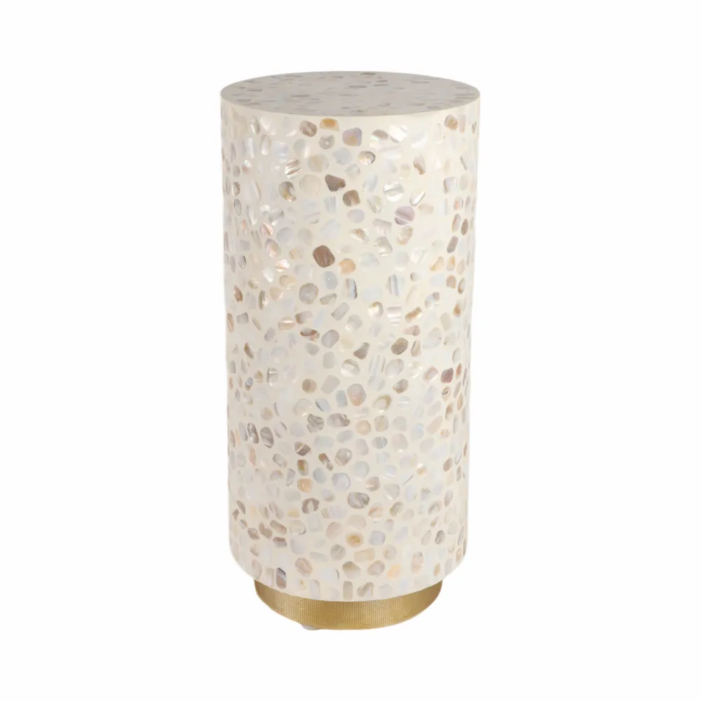 23" ALLERD MOTHER & PEARL COCKTAIL TABLE