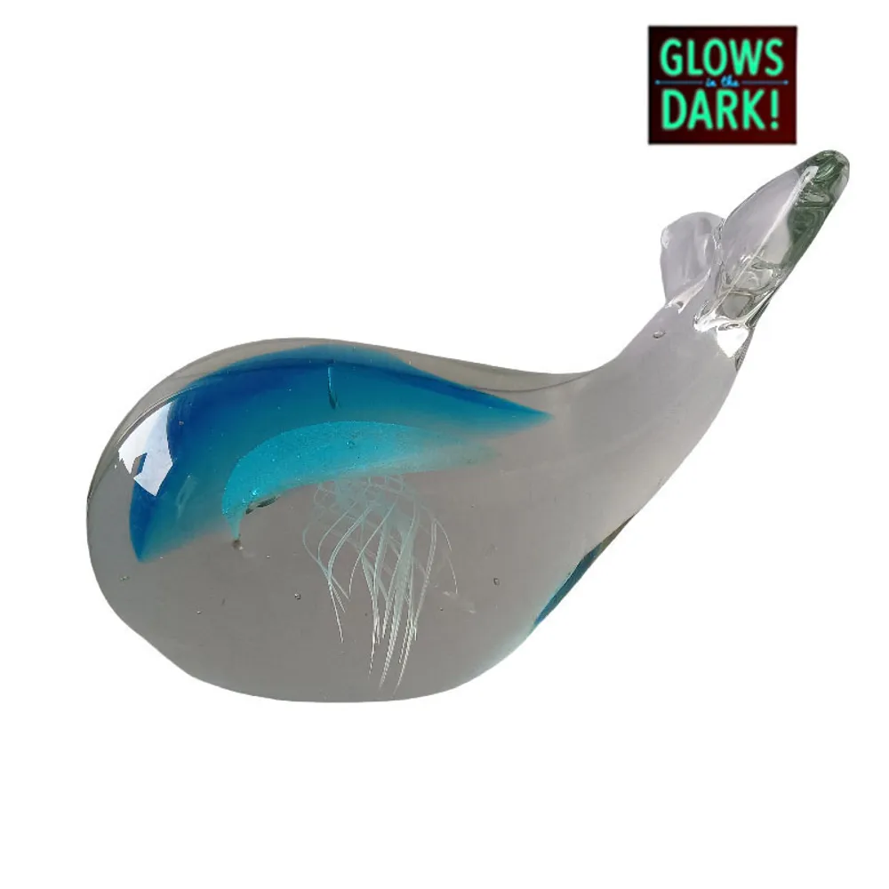 4-1/2" BLUE WHALE/JELLYFISH GLOW IN DARK