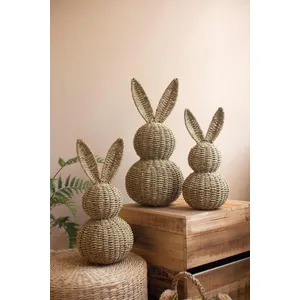 Set of 3 Woven Vine Easter Rabbits 5