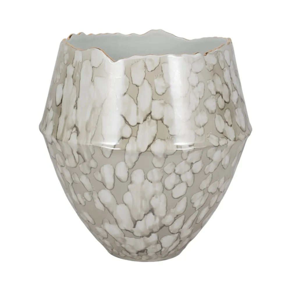 HANSONMILL GRAY VASE 17 (IN)