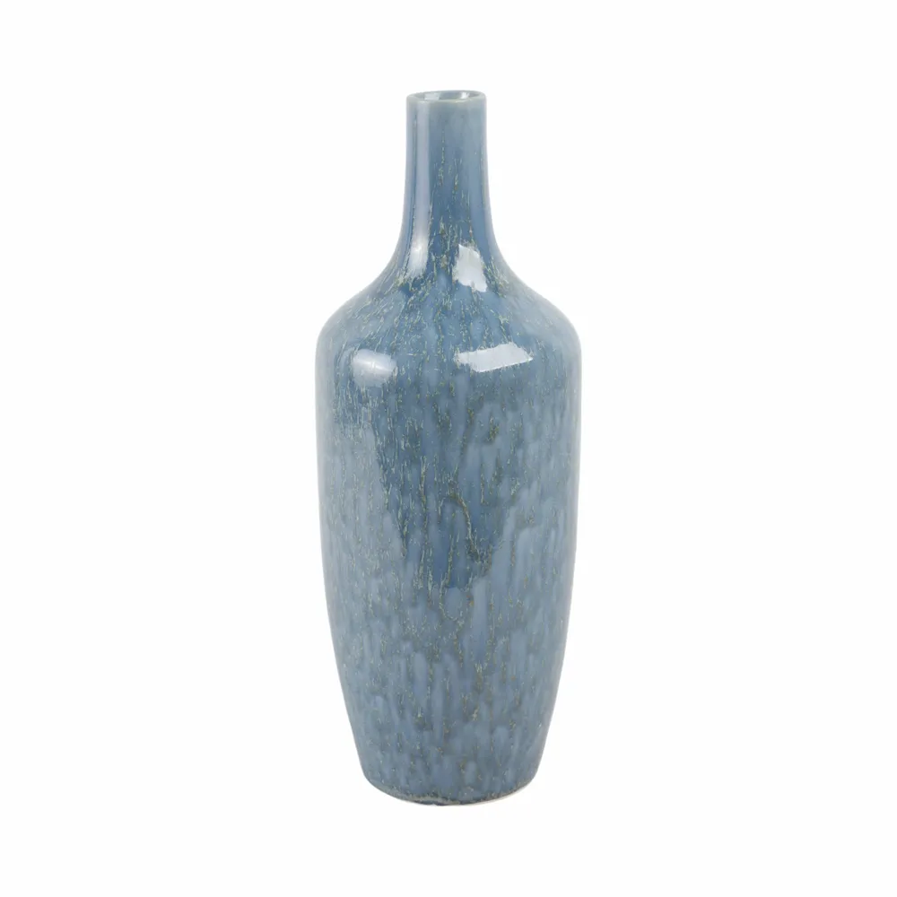 HENLEYSHAW TEAL VASE 17 (IN)