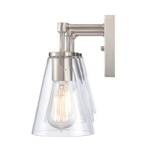 Harnell 23" Wide 3-Light Vanity Light - Brushed Nickel 4