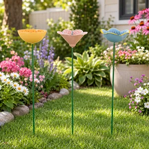 FORDGATE SET OF 3 BLUE GARDEN ACCESSORIES 24 (IN) 10