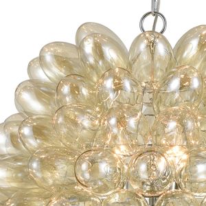 Bubble Up 26'' Wide 6-Light Chandelier - Chrome 3