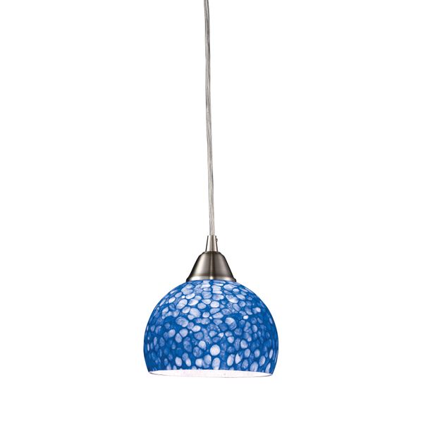 Cira 6'' Wide 1-Light Mini Pendant - Satin Nickel