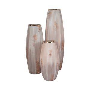 WOODSONCLIFF TAN GLASS VASE 31 (IN) 8