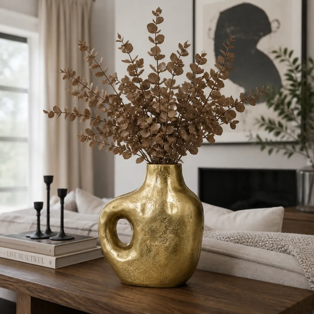 HALDENWORTH GOLD VASE 11 (IN)