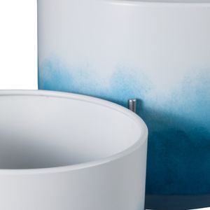 NICOLEHAM SET OF 2 BLUE PLANTER 23 (IN) 7