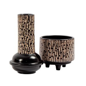 Ofelia Vase - Medium Black 2