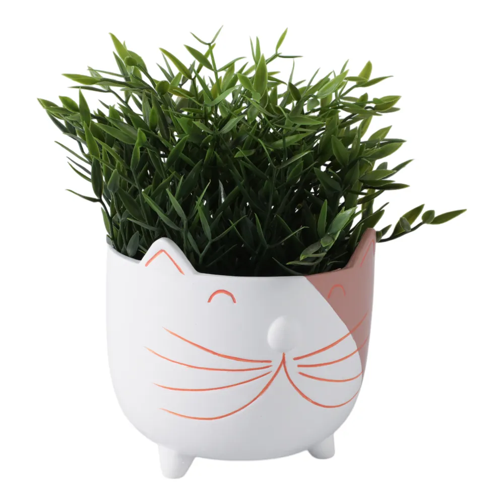GRISHAMSIDE WHITE PLANTER 6 (IN)