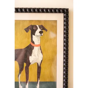 Set of 4 Framed Hound Prints under Glass 6