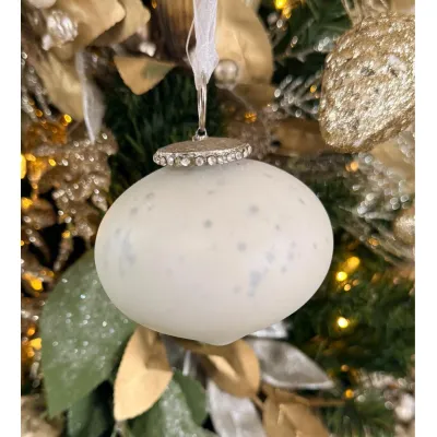 Snow Dust Hanging Ornament 3.5in