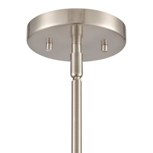 Zayne 12'' Wide 1-Light Mini Pendant - Brushed Nickel 5