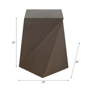 TARALEY GOLD TABLE 22 (IN) 8