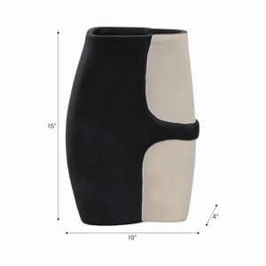 COLVINHOLM BLACK VASE 15 (IN) 9