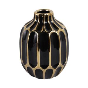 CALVINHAM BLACK VASE 8 (IN) 4