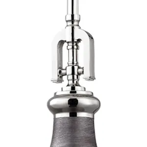 Rutherford 9″ Wide 1-Light Mini Pendant - Weathered Zinc 4