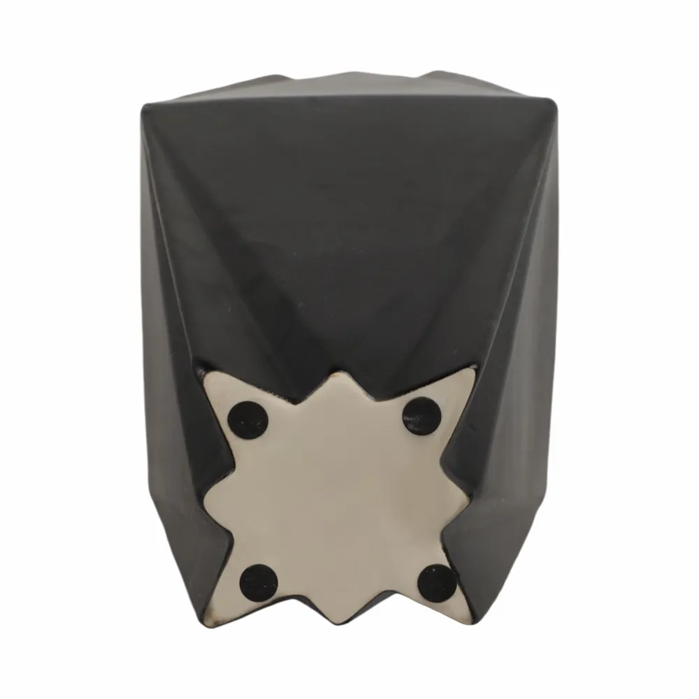 TARASIDE BLACK VASE 26 (IN)