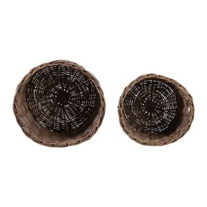 EDGESHAW SET OF 2 BROWN STORAGE 17 (IN) 8