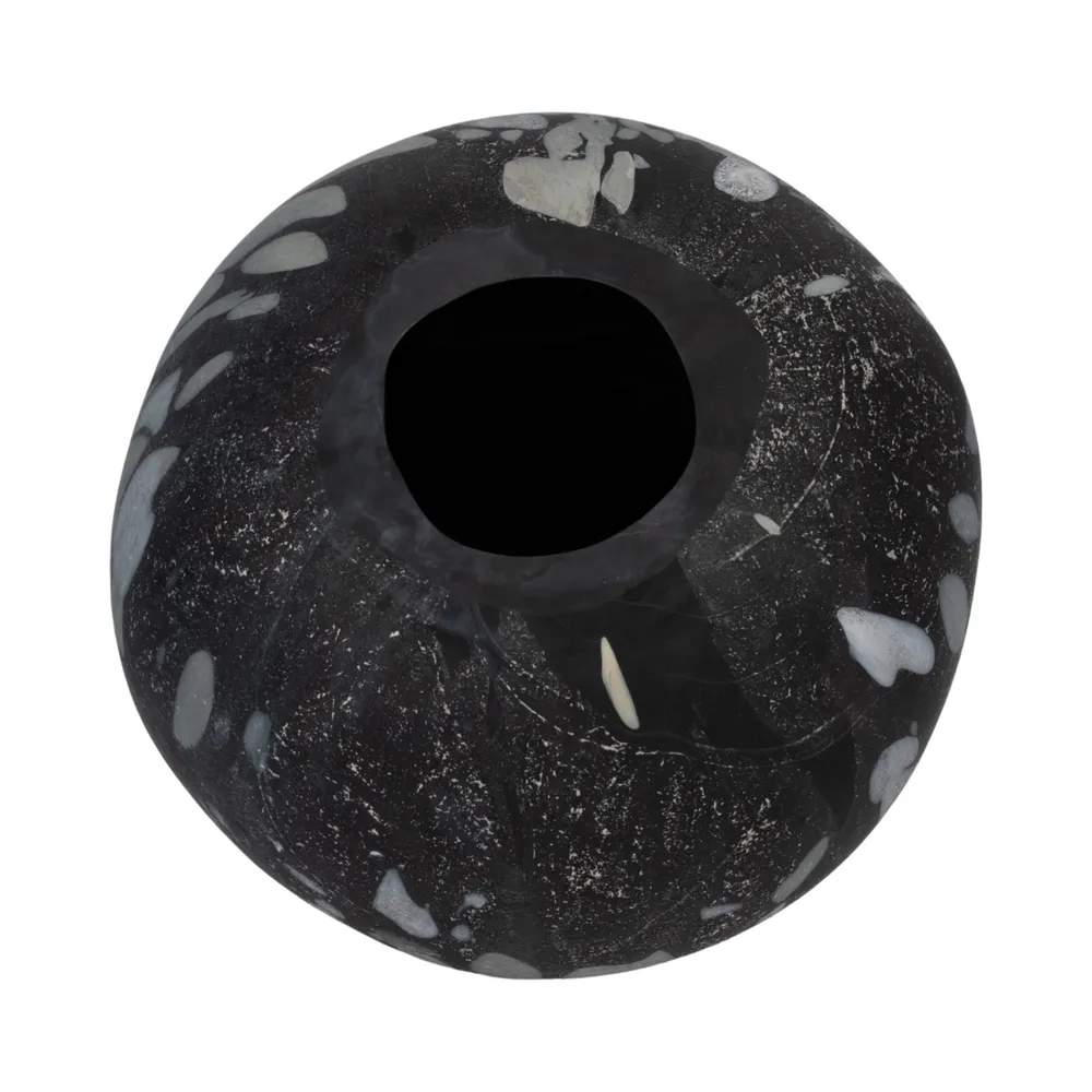 LAYLAHOLM GRAY GLASS VASE 14 (IN)
