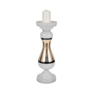 AIDENFIELD WHITE CANDLE HOLDER 23 (IN) 3
