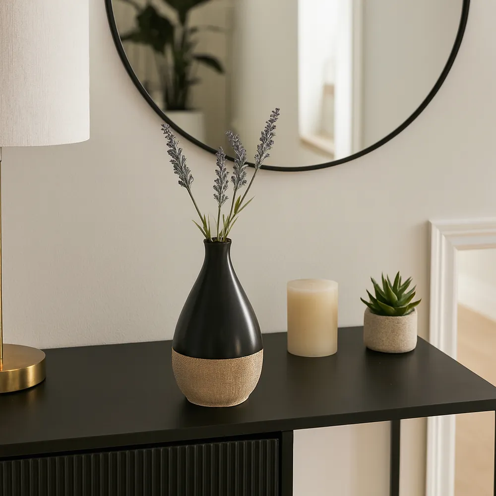 ROBINBEACH BROWN VASE 7 (IN)