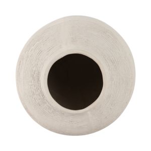 CANTONLAND WHITE VASE 17 (IN) 7