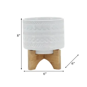DORSETPORT WHITE PLANTER 8 (IN) 10