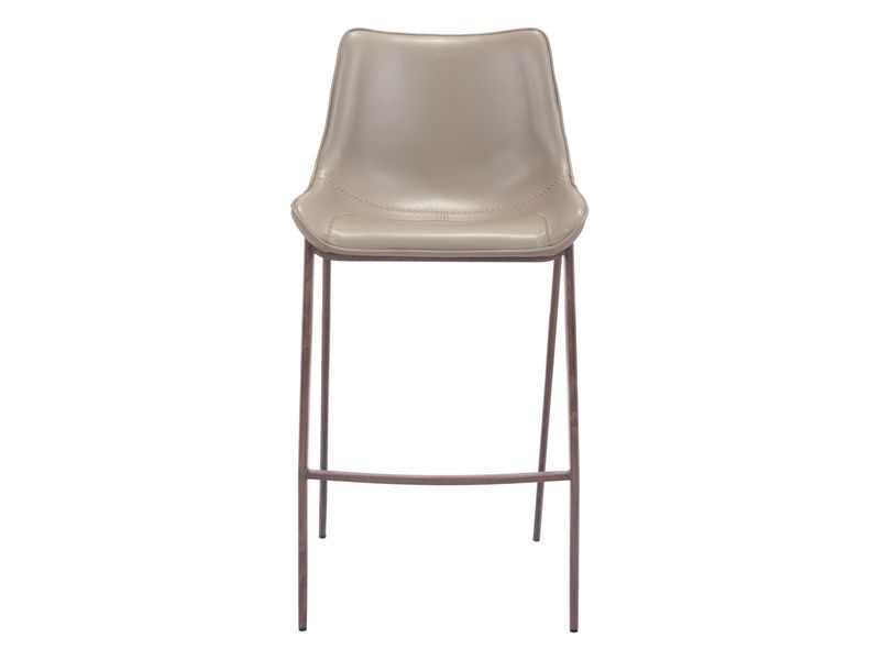 Magnus Barstool Brown & Walnut 4