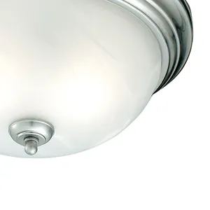 Harmony 12'' Wide 1-Light Flush Mount - Brushed Nickel 4