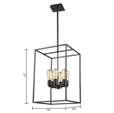 Williamsport 14'' Wide 6-Light Chandelier - Oil Rubbed Bronze
