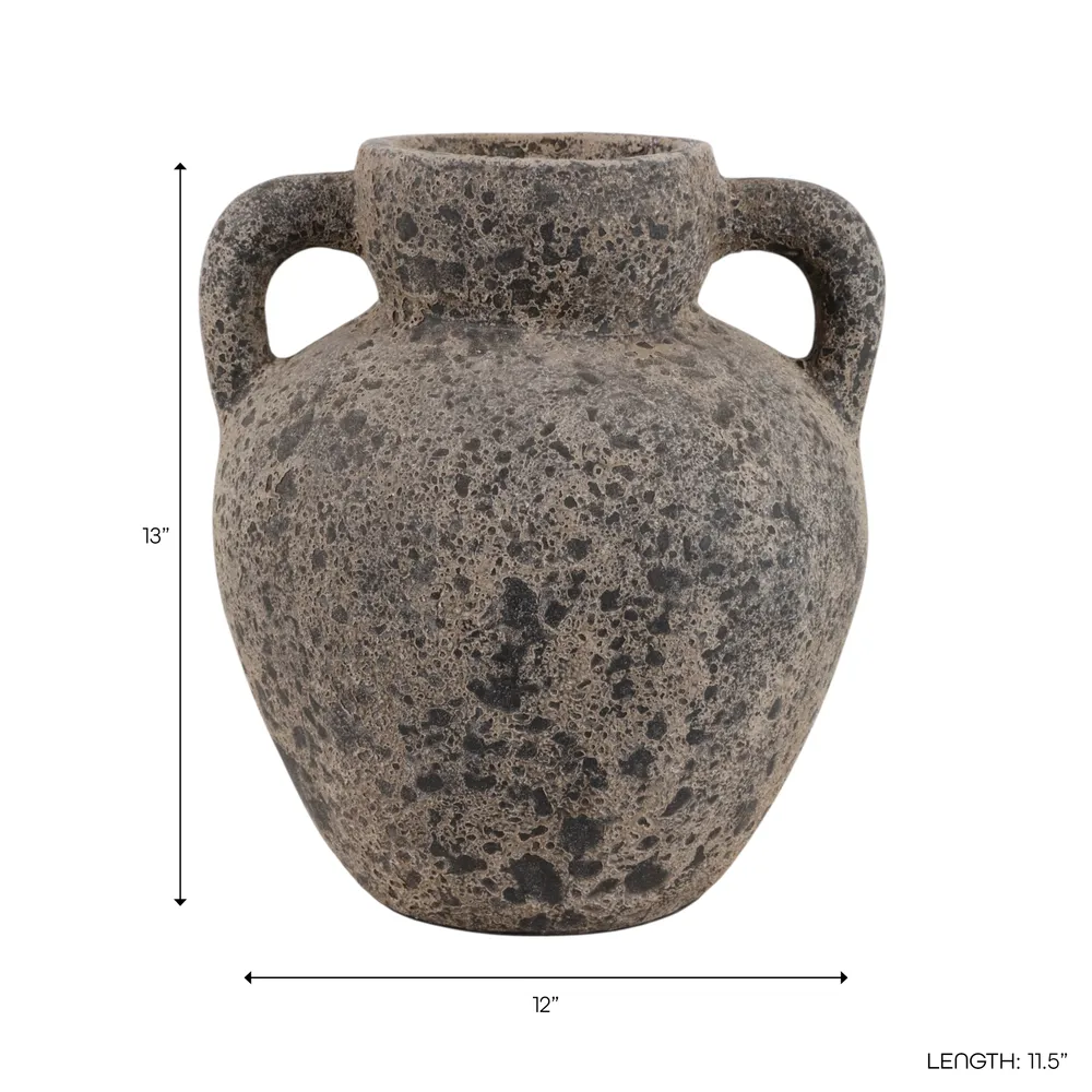 KNOXCLIFF BLACK VASE 13 (IN)
