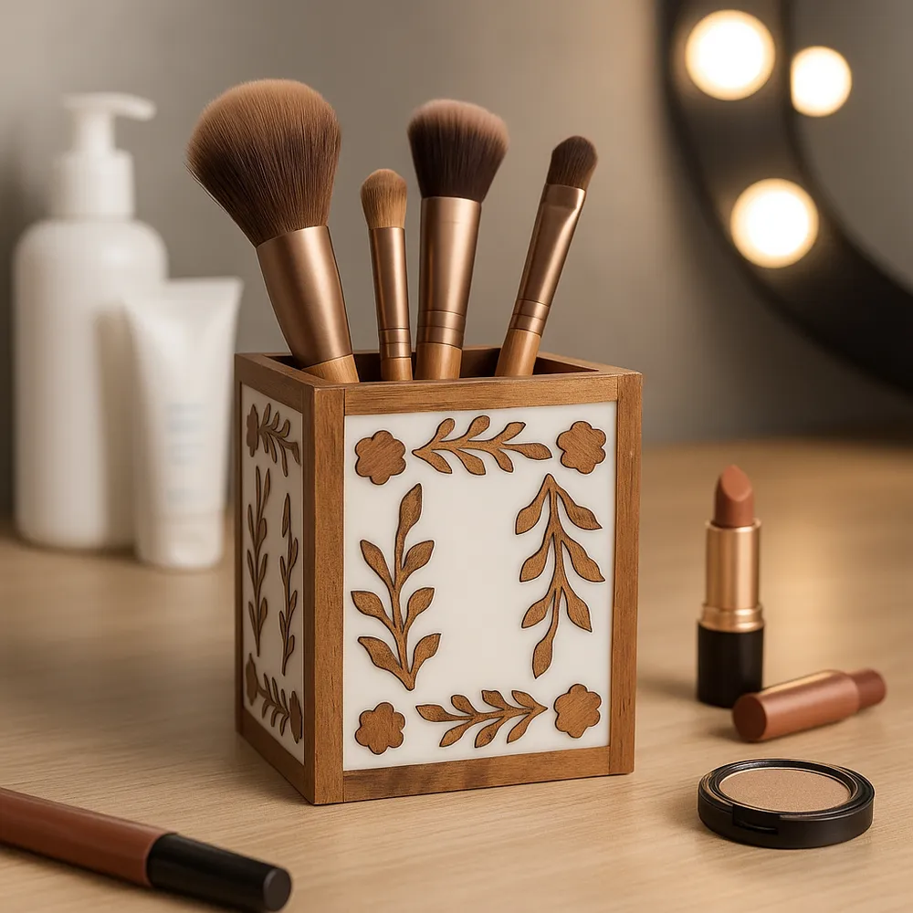 DRAKEHAM BROWN PENCIL CUP 4 (IN)