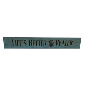 24" USA ON THE WATER ROUTED BARNWOOD SIG 1
