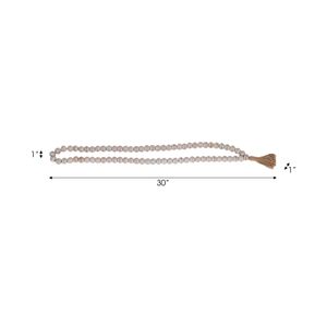 ASHERPORT GRAY BEAD 1 (IN) 8