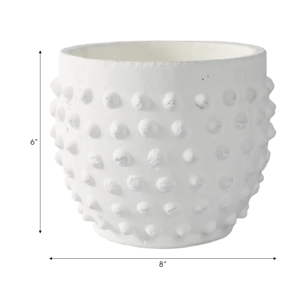 JUNELAKE WHITE PLANTER 6 (IN)
