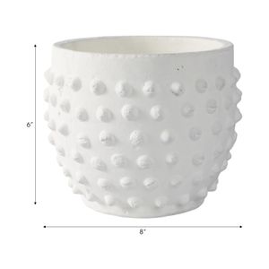 JUNELAKE WHITE PLANTER 6 (IN) 9