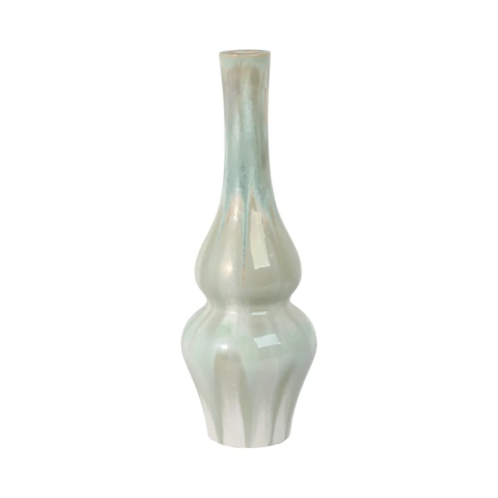 HADFIELDHOLM GREEN VASE 16 (IN)
