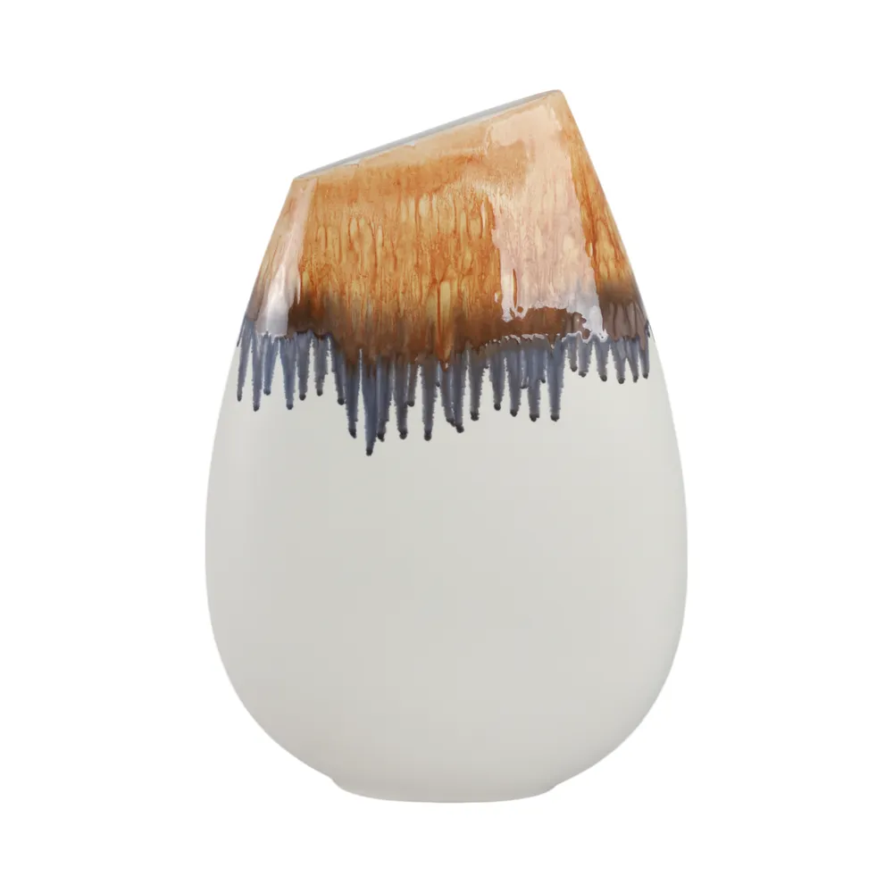 GUNNARMILL WHITE VASE 24 (IN)