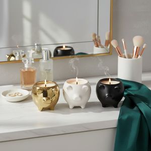ARNETTCLIFF SET OF 3 VANILLA SANDALWOOD CANDLE 4 (IN) 12